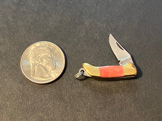 Maserin Mignon Miniature Knife, Coral Bone (705/O-C)