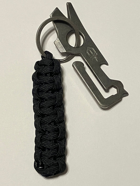 Anchor's Knot Paracord Lanyard with Stonewashed Gerber Mullet Tool