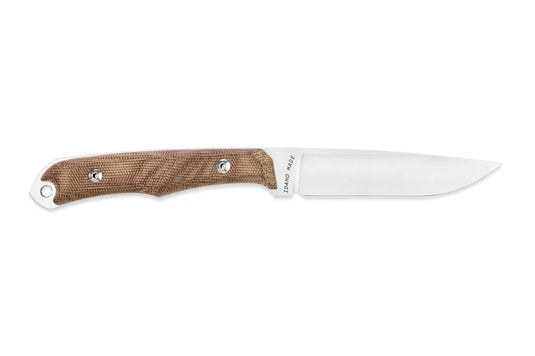 Chris Reeve Inyoni CPM MagnaCut Fixed Blade, Natural Canvas Micarta (INY-1001)