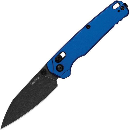 Kershaw® Bel Air Blue, Reverse Tanto Black Wash MagnaCut (6105NBBW)