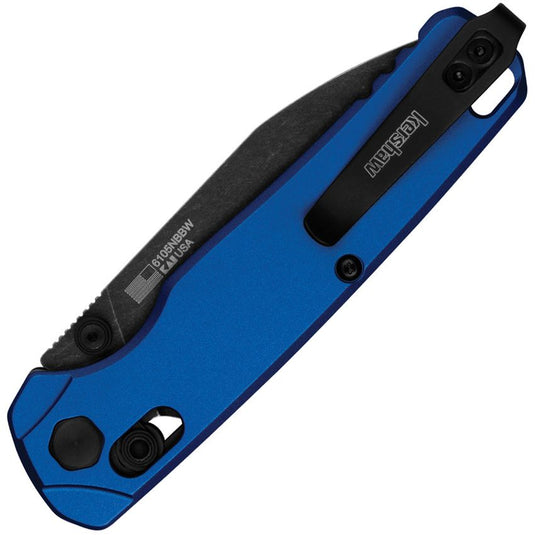 Kershaw® Bel Air Blue, Reverse Tanto Black Wash MagnaCut (6105NBBW)