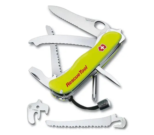 Swiss Army Rescue Tool, Phosphorescent Yellow (0.8623.MWN-X4)