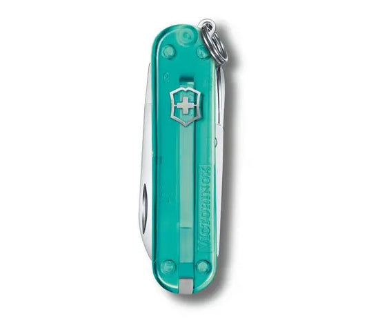 Swiss Army Classic SD Knife Transparent Tropical Surf (0.6223.T24G)