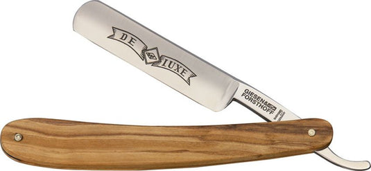 Giesen & Forsthoff Straight Razor Olive Wood Handle (TIM370)
