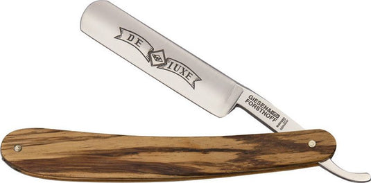 Giesen & Forsthoff Straight Razor Zebrano Wood Handle (TIM396)