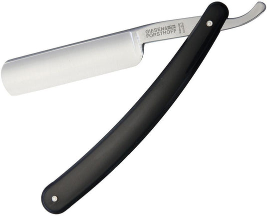 Giesen & Forsthoff Straight Razor, Black Handle (TIM407)