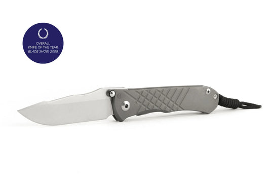 Chris Reeve Umnumzaan Plain Glass Blasted, MagnaCut Drop Point (UMN-1012)