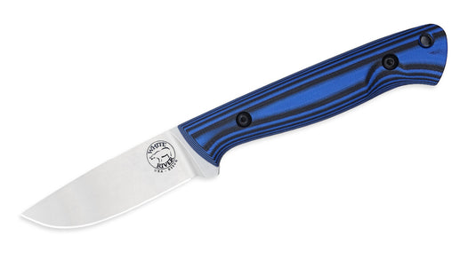 White River Jason Fry Utility Hunter, Blue & Black G10 (WRFRY-UHT-GBB)