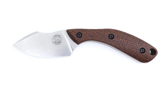 White River Smith & Sons Apex, Natural Burlap Micarta, Magnacut (WRSS-APX-BNA)