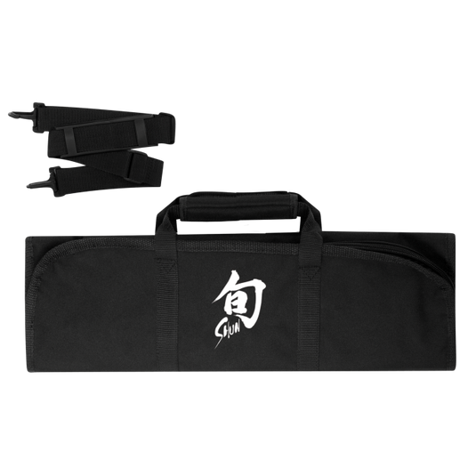 Shun 8-Slot Knife Roll, Black (DM0880)