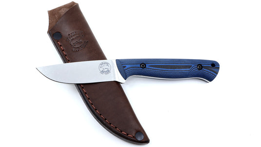 White River Jason Fry Utility Hunter, Blue & Black G10 (WRFRY-UHT-GBB)