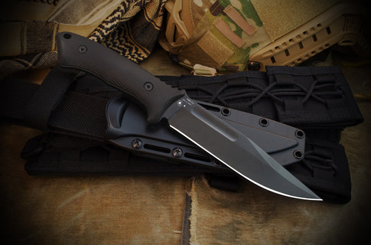Spartan Blades Harsey Fighter, Black / Black (SBSL006BK)