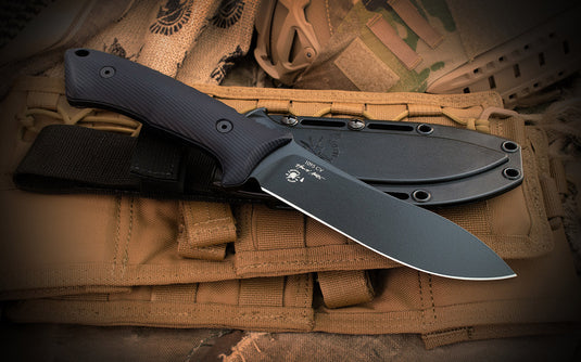 Spartan Blades Harsey Nessmuk, Black / Black (SBSL005BK)