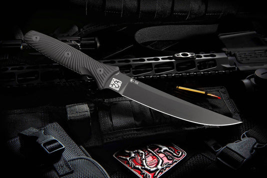 Spartan Blades Spartan-Ronin Toriim D2, Black G10 (SBBL4BKBK)