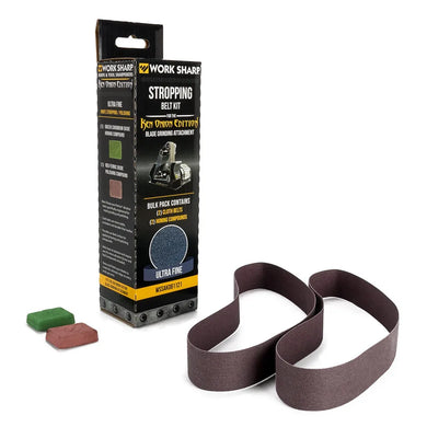 Work Sharp® Cloth Stropping Belt Kit for the Ken Onion Blade Grinding Attachment (WSSAKO81121)