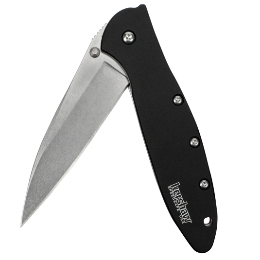 Kershaw® Leek Black Stonewash (1660SWBLK)
