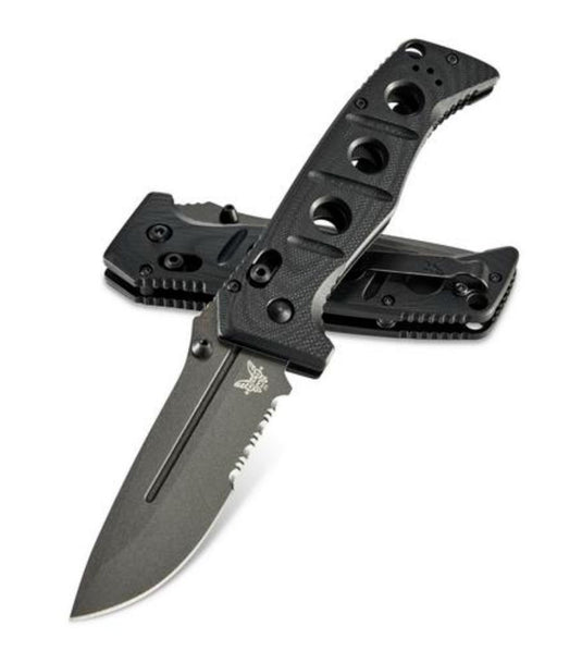 Benchmade Adamas® AXIS Lock Black G10 Serrated (275SGY-1)