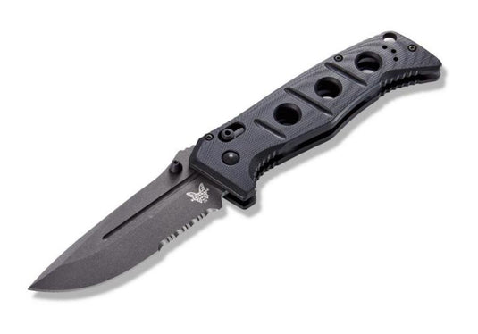 Benchmade Adamas® AXIS Lock Black G10 Serrated (275SGY-1)