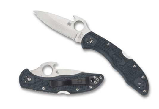 Spyderco Delica 4 Lightweight Gray Emerson Opener (C11PGYW)