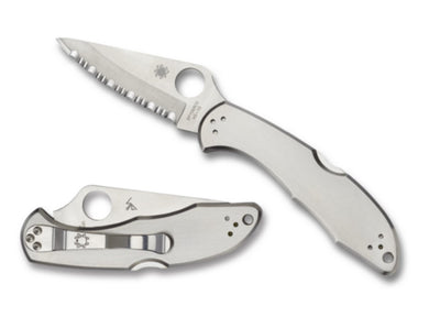 Spyderco Delica 4 Stainless Serrated (C11S)