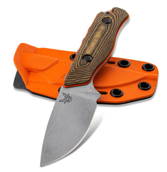 Benchmade Hidden Canyon Hunter Fixed Blade Richlite/Orange (15017-1)