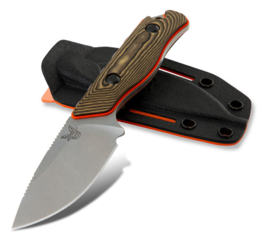 Benchmade Hidden Canyon Hunter Fixed Blade Richlite/Orange (15017-1)