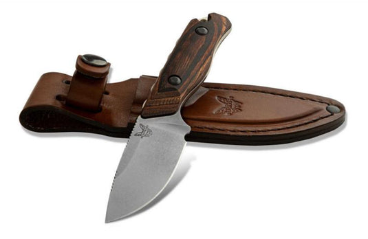 Benchmade Hidden Canyon Hunter Fixed Blade, Stabilized Wood (15017)