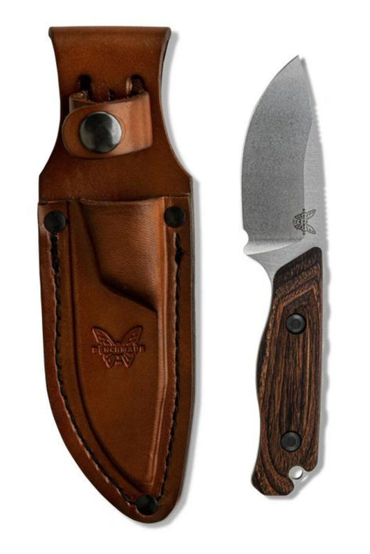 Benchmade Hidden Canyon Hunter Fixed Blade, Stabilized Wood (15017)
