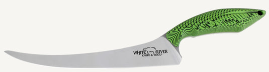 White River Step-up Fillet™ Green & Black G10 (WRSUF8-GGB)