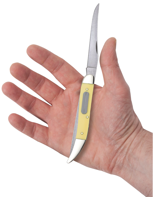 Case Smooth Yellow Synthetic Fishing Knife (00120)