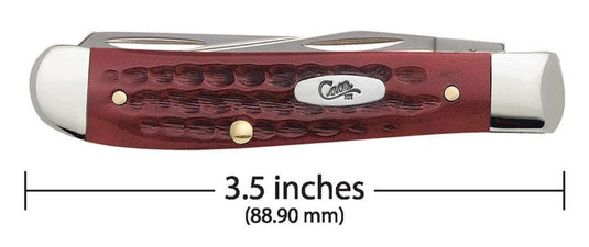 Case Pocket Worn® Old Red Bone Corn Cob Jig Mini Trapper (00784)