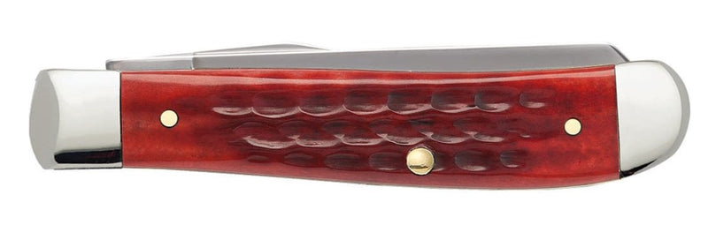 Load image into Gallery viewer, Case Pocket Worn® Old Red Bone Corn Cob Jig Mini Trapper (00784)
