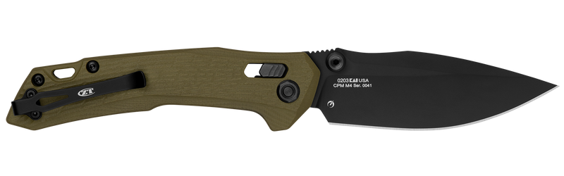 Load image into Gallery viewer, Zero Tolerance 0203 Duralock Olive G10, M4
