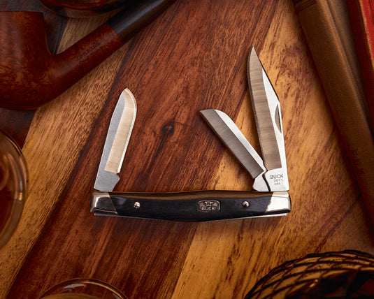 Buck® 301 Stockman® Ebony Wood (0301BRS2)