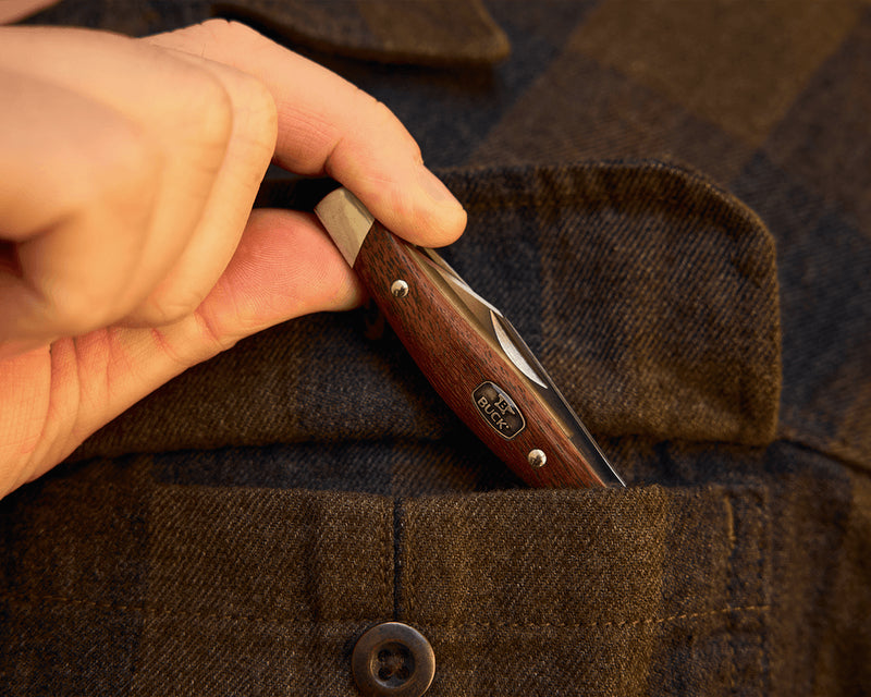 Cargue la imagen en el visor de la galería, Buck® 303 Cadet® Granadillo Wood (0303BRS3)
