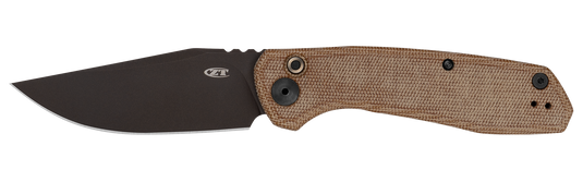 Zero Tolerance 0512 Auto, Natural Canvas Micarta & Titanium, CPM Cru-Wear - COMING SOON!!