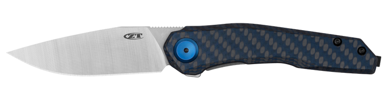 Cargue la imagen en el visor de la galería, Zero Tolerance 0545BLUCF Blue Carbon Fiber Flipper, MagnaCut
