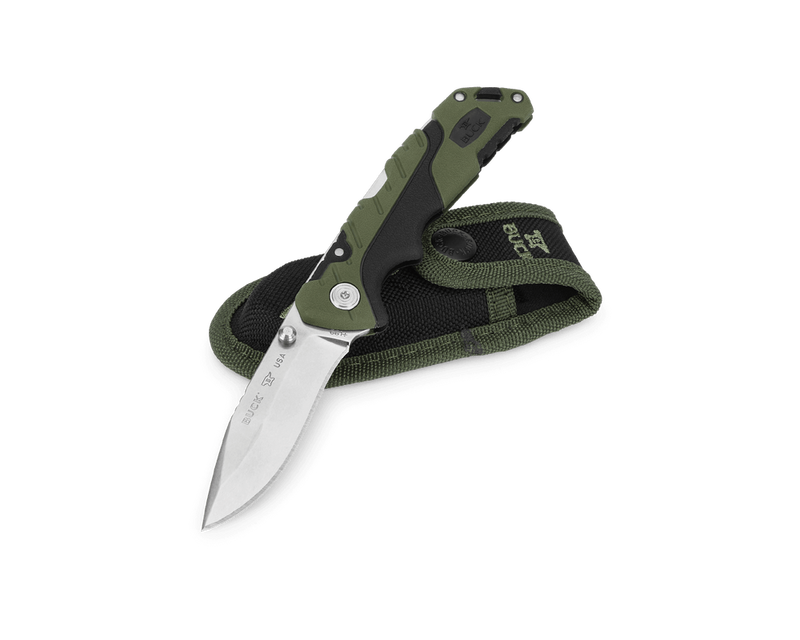 Load image into Gallery viewer, Buck® 661 Folding Pursuit™ Small 420HC Green/Black (0661GRS)
