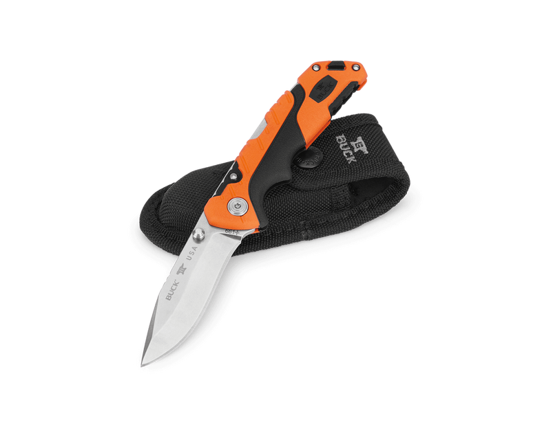 Cargue la imagen en el visor de la galería, Buck® 661 Folding Pursuit™ Pro Small S35VN Orange/Black (0661ORS)
