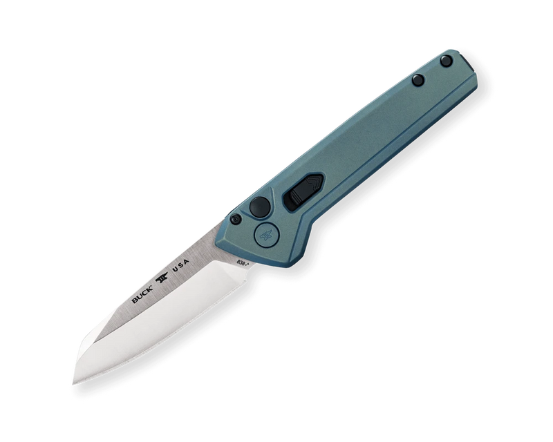 Cargue la imagen en el visor de la galería, Buck® 838 Deploy Auto, Blue, 154CM Wharncliffe (0838BLS)
