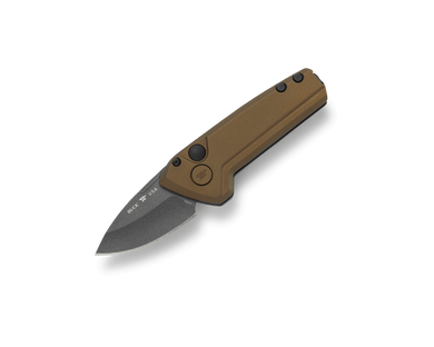 Buck® 839 Mini Deploy Auto, Burnt Bronze, 154CM Drop Point (0839BRS1) - COMING SOON!!