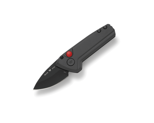 Buck® 839 Mini Deploy Auto, Sniper Gray, 154CM Drop Point (0839GYS1)