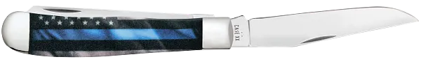 Load image into Gallery viewer, Case Color Infusion Stripes of Service® Blue Line Trapper (09578) - COMING SOON!!

