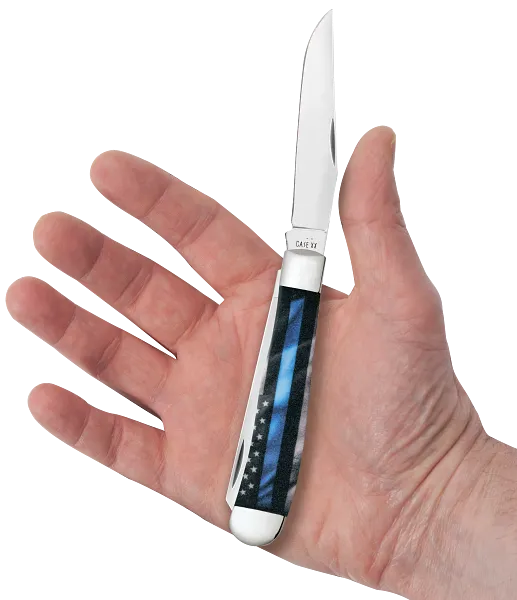 Case Color Infusion Stripes of Service® Blue Line Trapper (09578) - COMING SOON!!