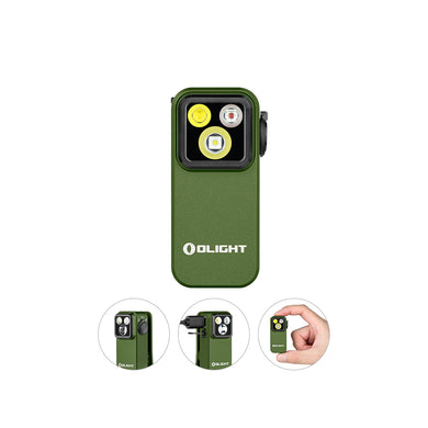 Olight Oclip Pro Clip-On Flashlight, OD Green
