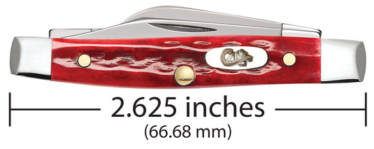 Case Pocket Worn® Old Red Bone Corn Cob Jig Small Stockman (10305)