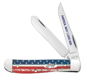 Case John Wayne Smooth Natural Bone Mini Trapper (10718)