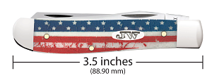 Load image into Gallery viewer, Case John Wayne Smooth Natural Bone Mini Trapper (10718)
