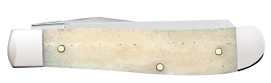 Load image into Gallery viewer, Case John Wayne Smooth Natural Bone Mini Trapper (10718)
