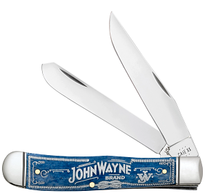 Case John Wayne Smooth Navy Blue Bone Trapper (10719)